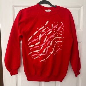 Vintage Hanes women’s Red Crewneck Sweater medium